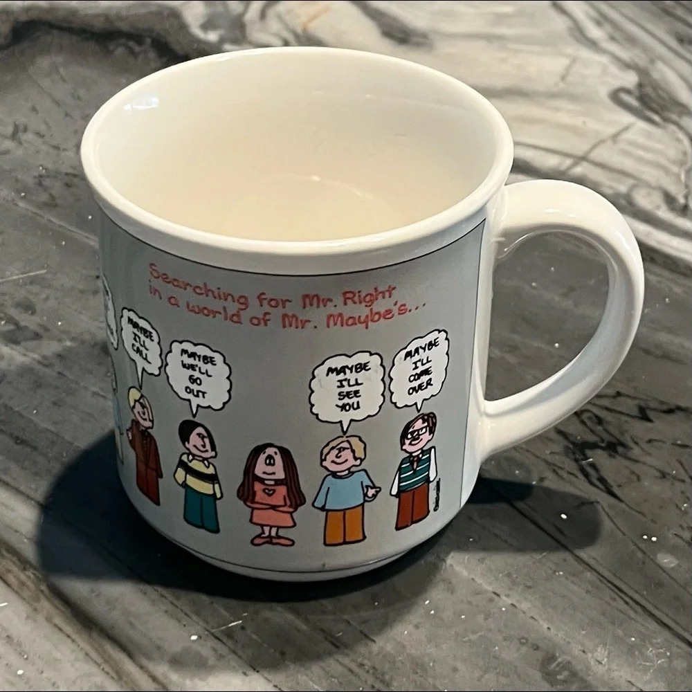 Cathy Cartoon Husband Mug Vintage